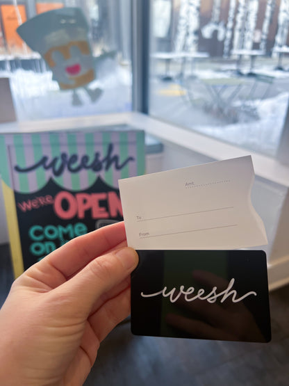 weesh gift card